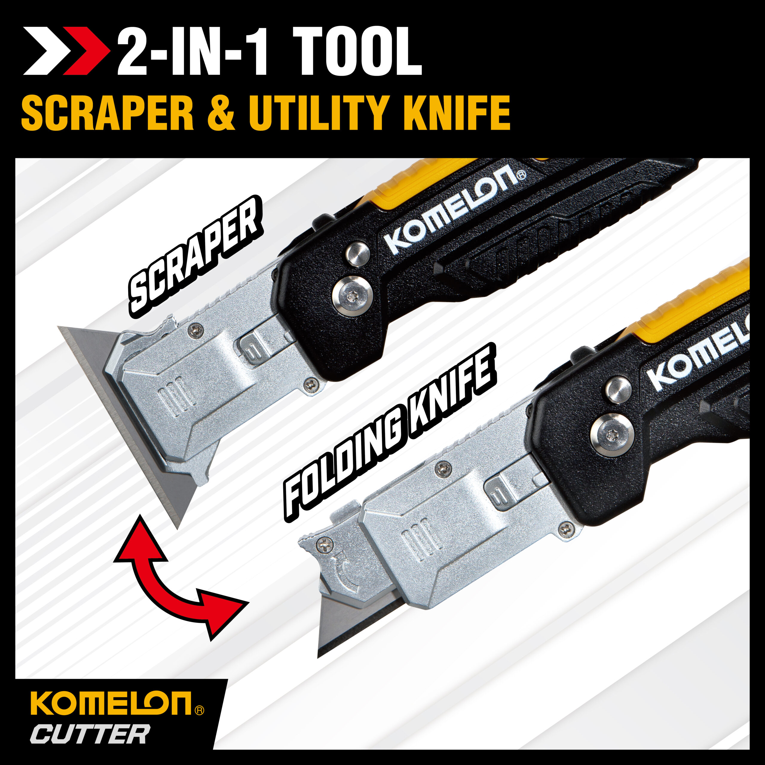 Komelon Vouwmes-Schraper - Afbeelding 3